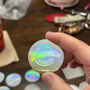 MLB San Diego Padres Holographic sticker - Multicolor